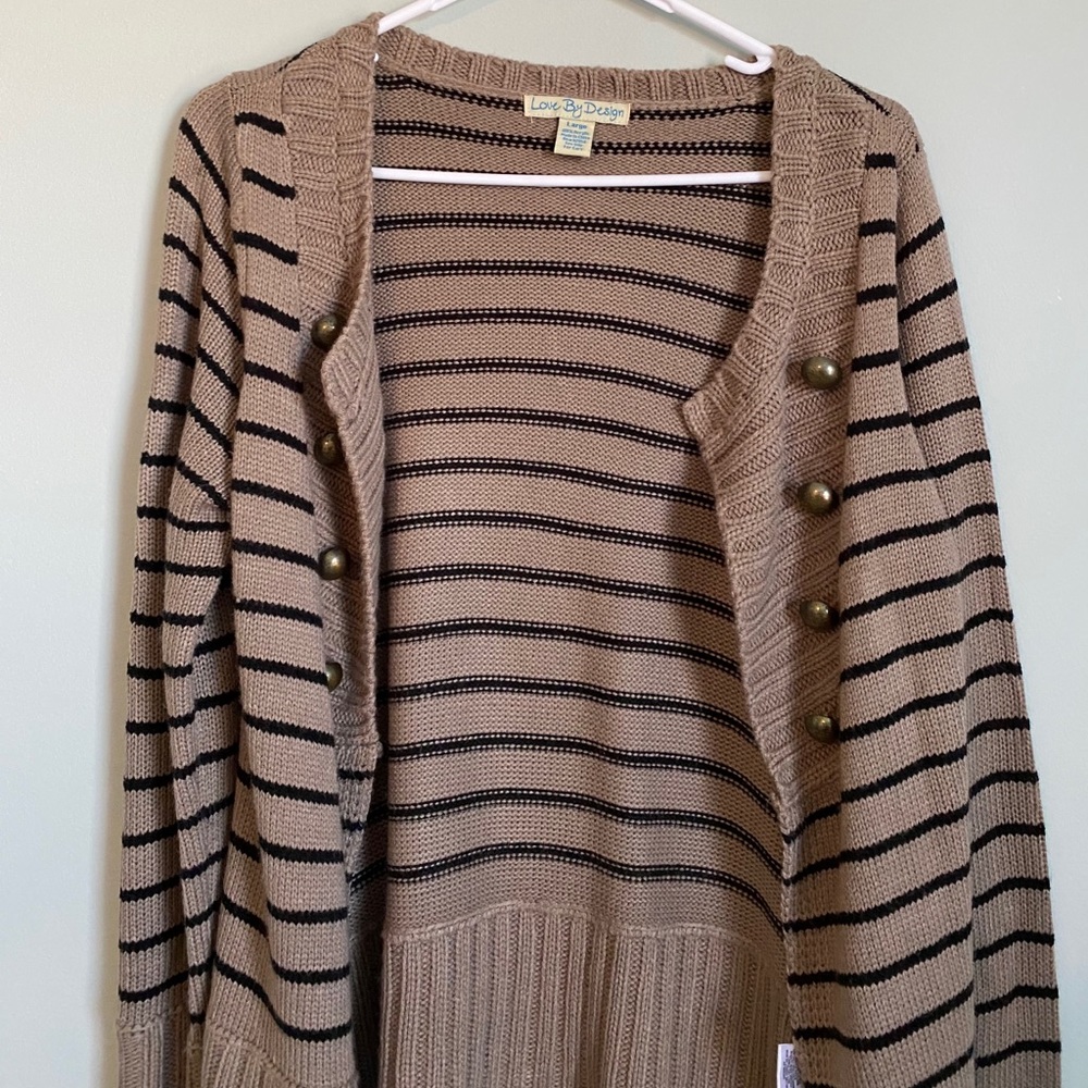 Striped Cardigan